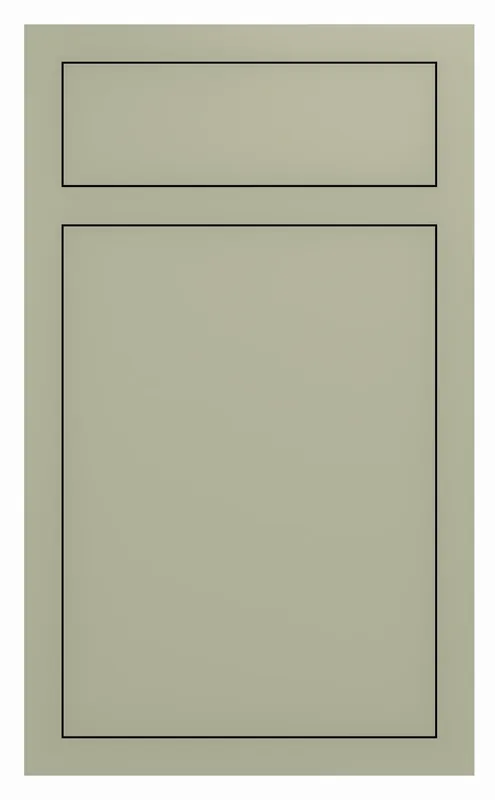 St. Martin Heritage Sage Green cabinet door sample St. Martin Heritage Sage Green cabinet door sample