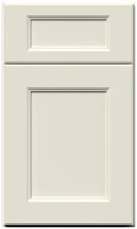 Fabuwood Allure Fusion transitional wide-rail kitchen cabinet door in Dove grey