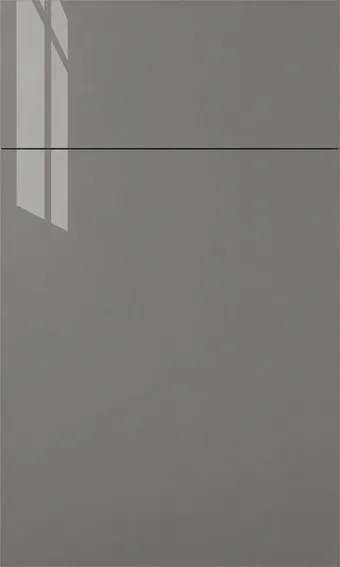 Fabuwood Illume Catalina high-gloss slab kitchen cabinet door